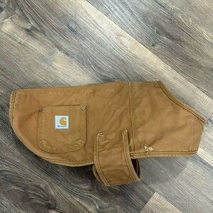 CARHARTT -- BROWN - SIZE MEDIUM - DUCK INSULATED DOG CHORE COAT JACKET Velcro